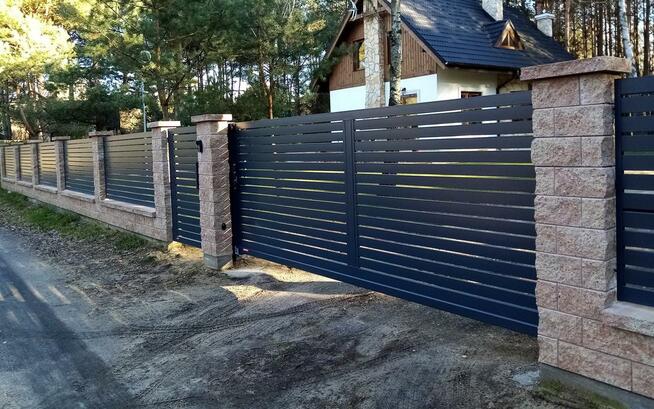 Ogrodzenia z łupków, bloczków, klinkieru, murowanie.