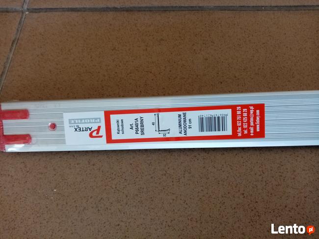 Kątowniki schodowe, profile - kolor srebrny