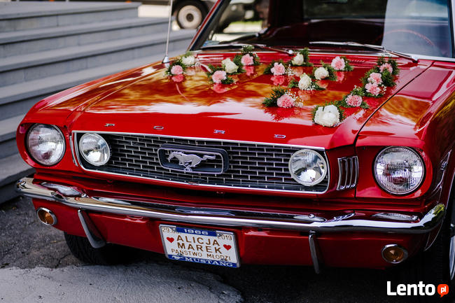 Auto do Ślubu = Samochod Ford Mustang 1966/1965r