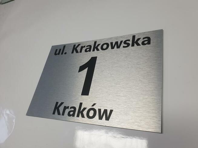 TABLICZKA NA DOM ADRESOWA 30x20 ALUMINIUM DIBOND