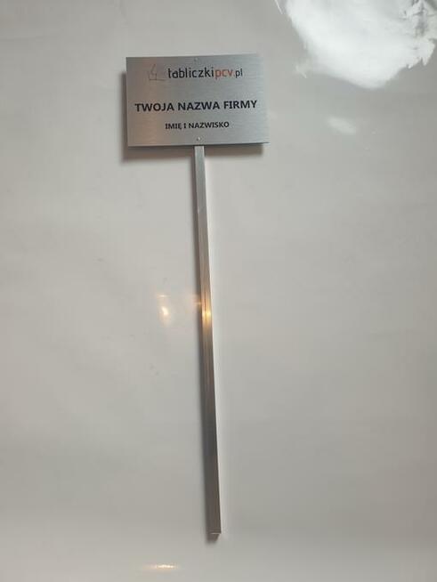 Tabliczka Znak stelaż Parking twoja treść ALUMINIUM STELAŻ