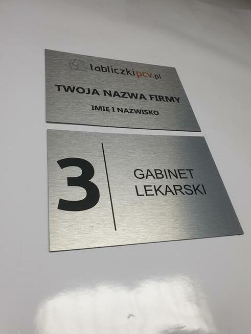TABLICZKA NA DOM ADRESOWA 30x20 ALUMINIUM DIBOND
