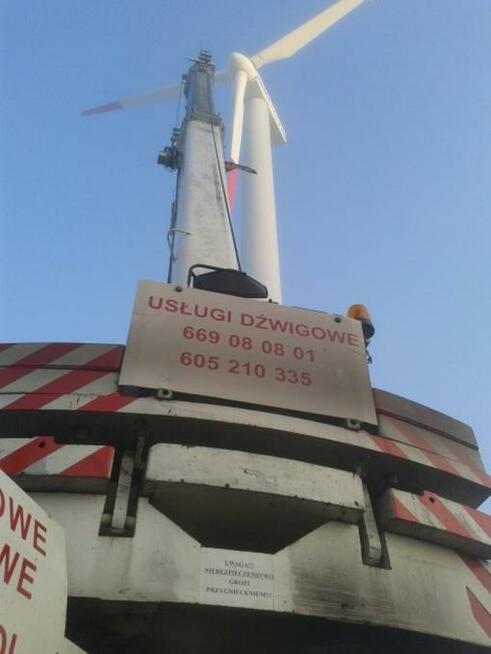 Usługi dźwigowe dźwigi żurawie Działoszyn Wieluń Pajęczno