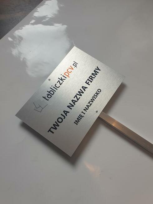 Tabliczka Znak stelaż Parking twoja treść ALUMINIUM STELAŻ