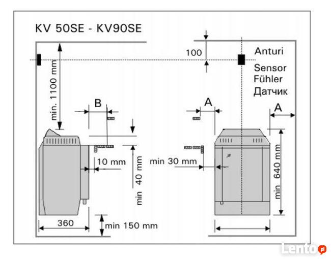 Elektr. piec sauny Harvia TOPCLASS Combi KV 80 SE
