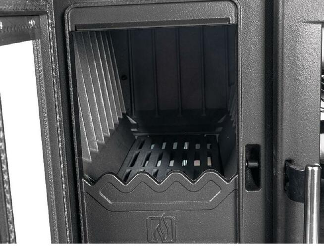 PLAMEN 850 GLAS krem kuchnia żeliwna na drewno