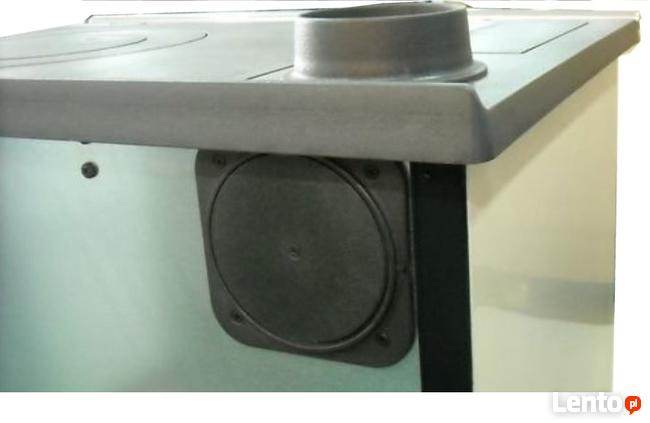 PLAMEN 850 GLAS czerwona kuchnia żeliwna na drewno