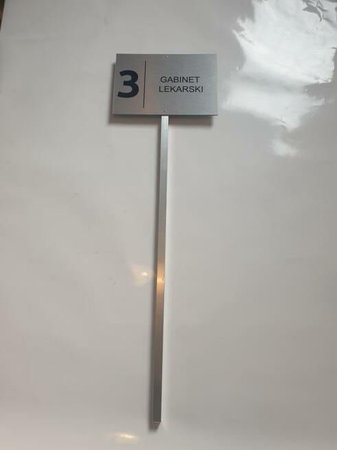 Tabliczka Znak stelaż Parking twoja treść ALUMINIUM STELAŻ