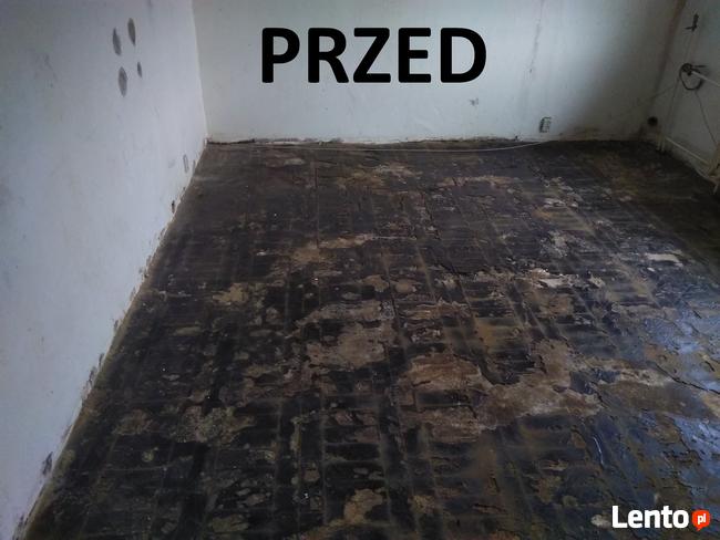 Usuwanie Lepiku Kleju Subitu Płytek PCV Smoły Częstochowa