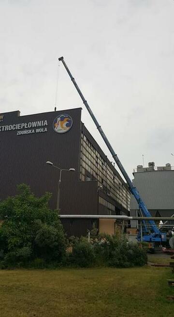 Usługi dźwigowe dźwigi żurawie Działoszyn Wieluń Pajęczno