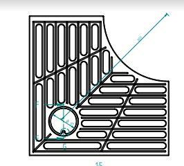 OSŁONA KRATA OCHRONNA DRZEW 150x150 KWADRATOWA ŻELIWNA