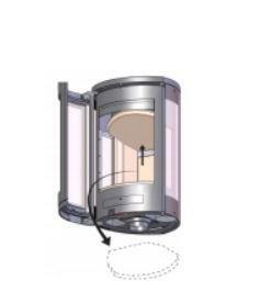 Nordpeis piecyk wolnostojący DUO 2 - 3 szyby, akum