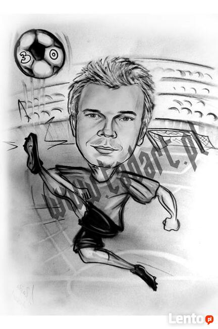 Karykatura karykatury prezent ślub rocznica świadka urodziny