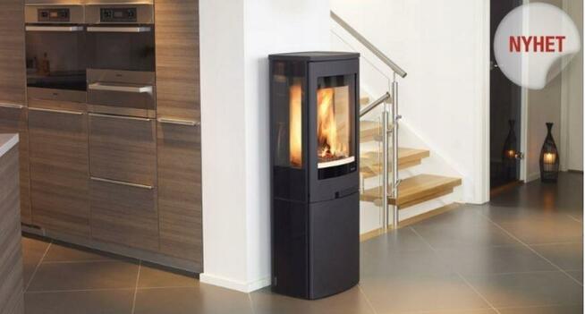 Nordpeis piecyk wolnostojący DUO 4 - 3 szyby, akum