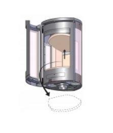 Nordpeis piecyk wolnostojący DUO 4 - 3 szyby, akum