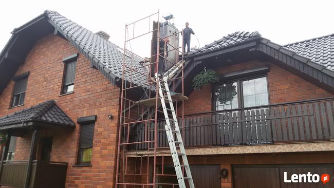 Szlamowanie kominów uszczelnianie naprawa komina frezowanie