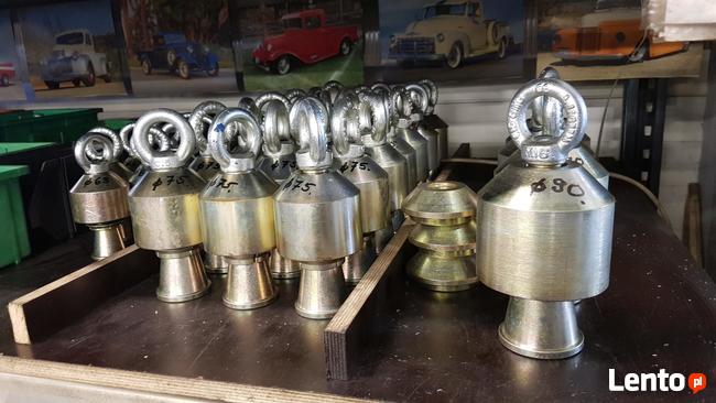 Uchwyty do rur PE chwytak, dzwonki, ciągadła tuleje DN 40 mm