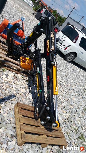 PRZYCZEPA LEŚNA 7t DŹWIG do DREWNA ŻURAW 5,5m hds Ursus C36