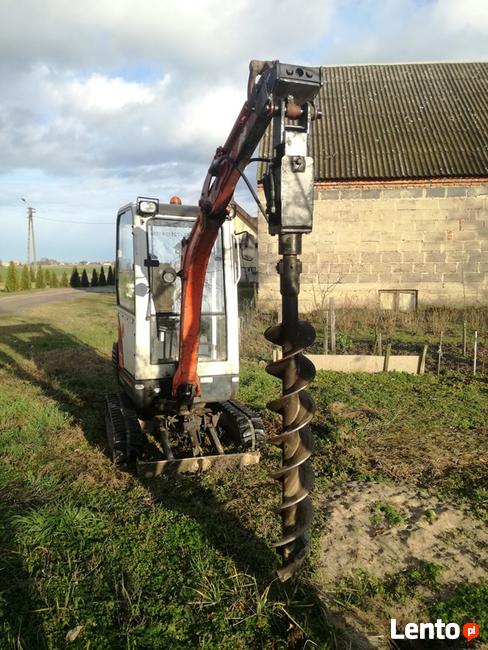 Usługi Minikoparką ,Wiercenie, Prace ziemne, Wykopy Wielkopl
