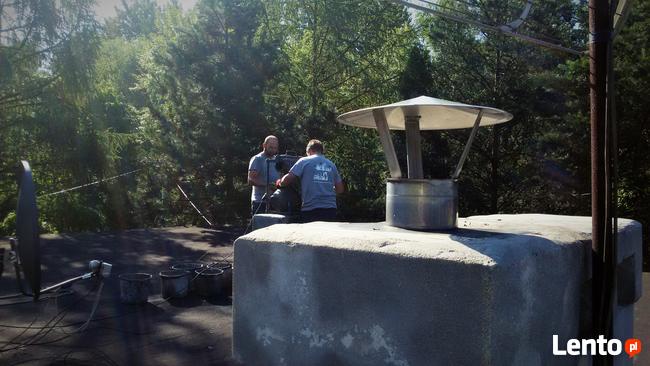 Szlamowanie kominów uszczelnianie naprawa komina frezowanie