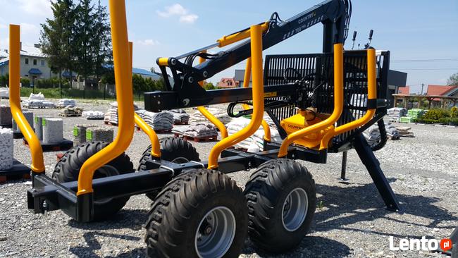 PRZYCZEPA LEŚNA 7t DŹWIG do DREWNA ŻURAW 5,5m hds Ursus C36
