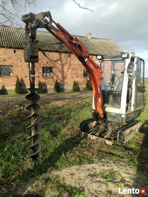 Usługi Minikoparką ,Wiercenie, Prace ziemne, Wykopy Wielkopl