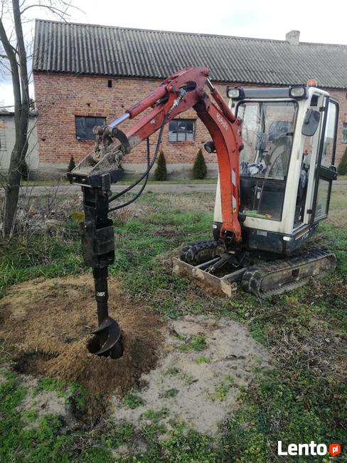 Usługi Minikoparką ,Wiercenie, Prace ziemne, Wykopy Wielkopl
