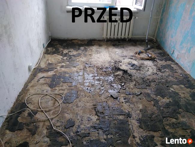 Usuwanie SUBITU kleju lepiku smoły Rzeszów Tarnów Łańcut