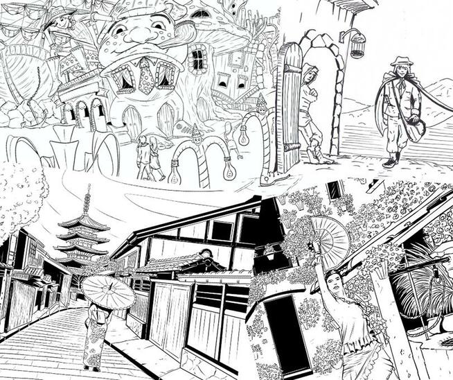 Kolorowanki i ilustracje na zamówienie. Ilustrator, rysownik