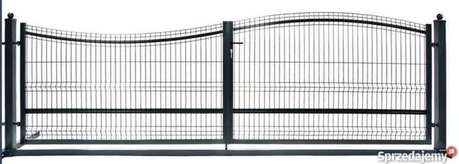 Brama dwuskrzydłowa panel fala 1,3x4m oc+kolor RAL NOWOŚĆ