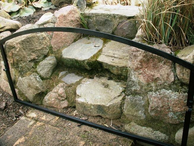 Stara rama na lustro aranżacja loft retro industrial 123x62