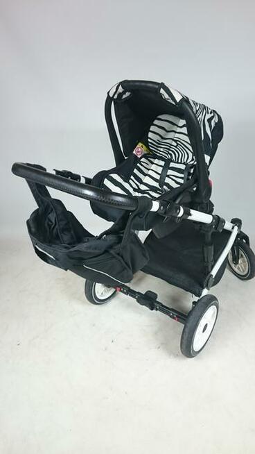 Wózek 3 w 1 KAJEX kolekcja ZEBRA