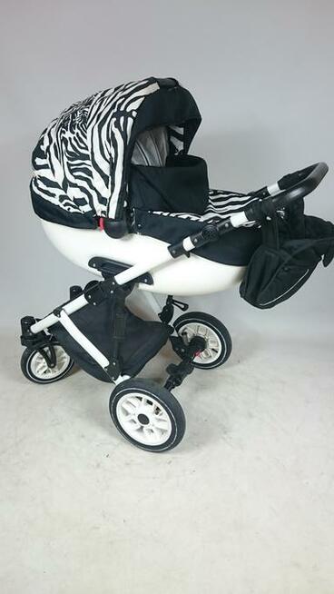 Wózek 3 w 1 KAJEX kolekcja ZEBRA