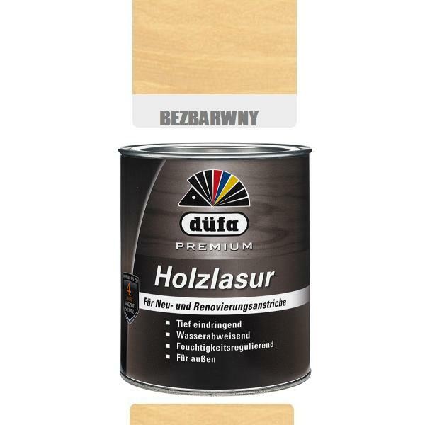 Bejcolakier i Impregnat HOLZLASUR DUFA 2,5 l BEZBARWNY