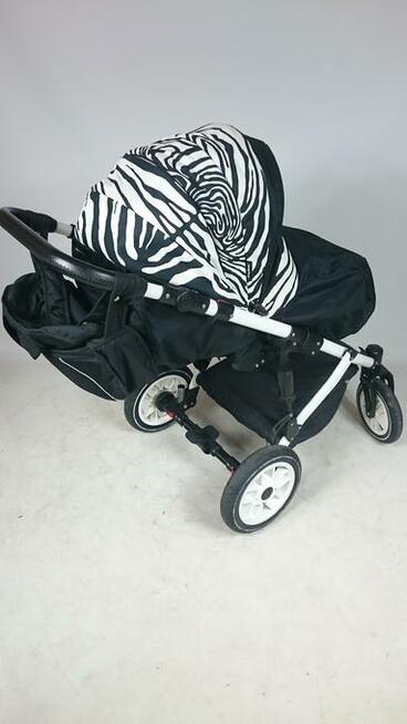 Wózek 3 w 1 KAJEX kolekcja ZEBRA