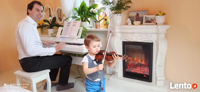 Lekcje gry na skrzypcach, pianinie, keyboardzie