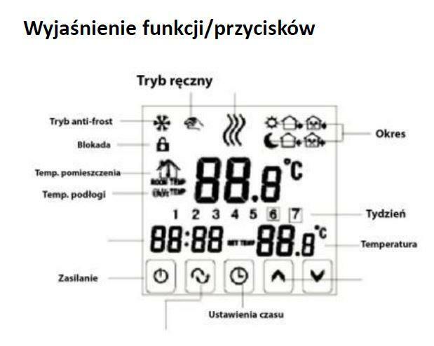 Termostat Schild EP63R regulator temperatury pokojowej