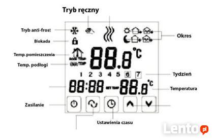 Termostat Schild EP70 WiFi regulator temperatury pokojowej-