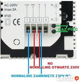 Gazowy Schild BPW-78WIFI regulator temperatury, czujnik, ste