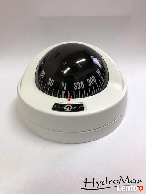 Kompas Aries 65mm biały czarny