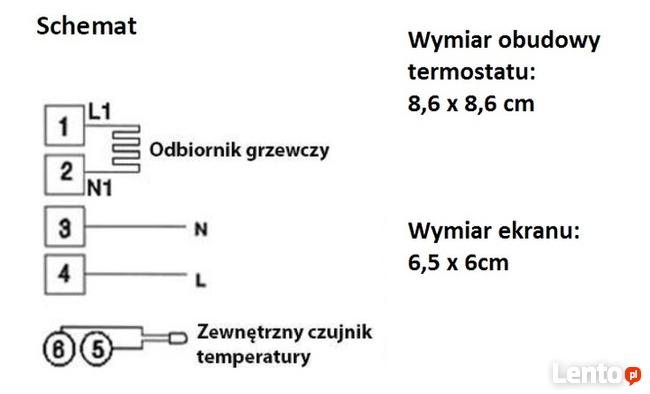 Termostat Schild EP63R regulator temperatury pokojowej
