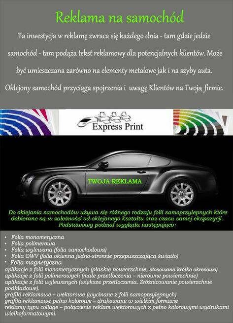 Reklamowy ekspres - Banery, folie, inne. Tanio i szybko!