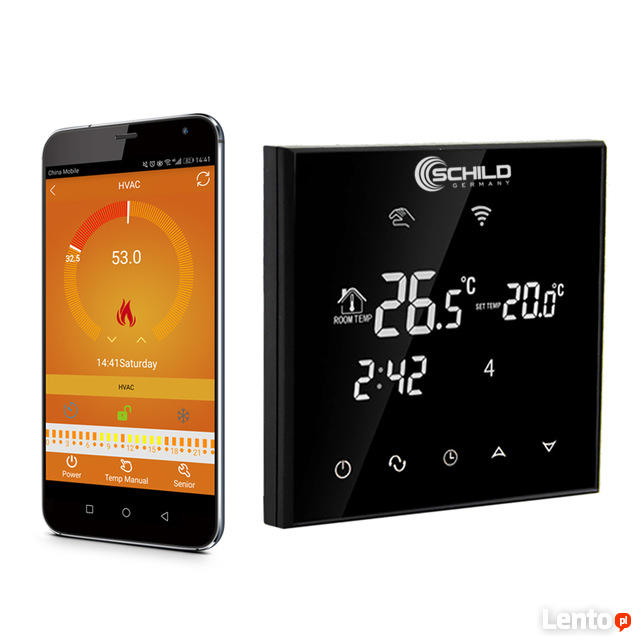 Termostat Schild EP70 WiFi regulator temperatury pokojowej-
