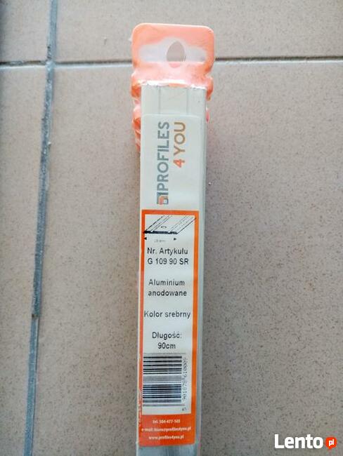 Listwy progowe, przypodłogowe, łączeniowe - kolor srebrny