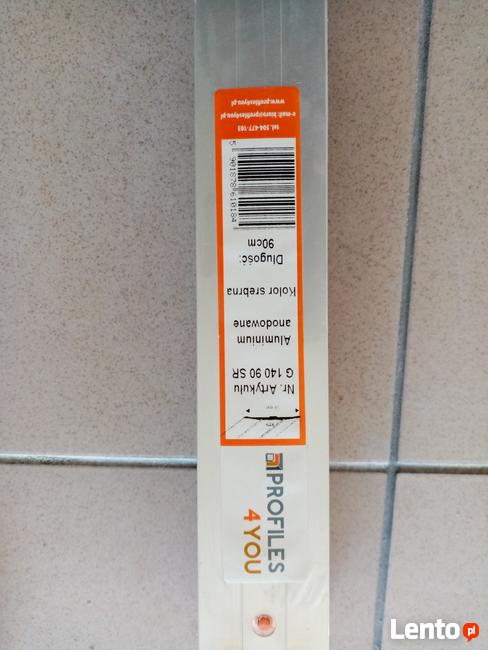 Listwy progowe, przypodłogowe, łączeniowe - kolor srebrny