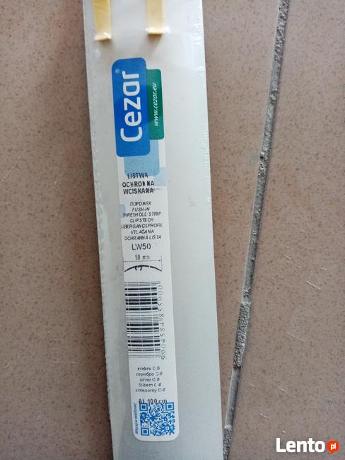 Listwy progowe, przypodłogowe, łączeniowe - kolor srebrny