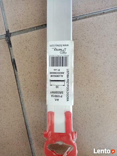 Listwy progowe, przypodłogowe, łączeniowe - kolor srebrny