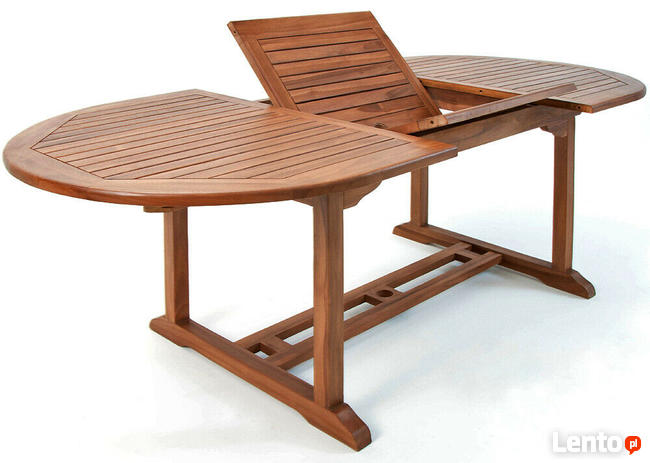 MEBLE OGRODOWE DREWNO EUKALIPTUSOWE 6+1 SKŁADANE DOSTAWA 0ZŁ