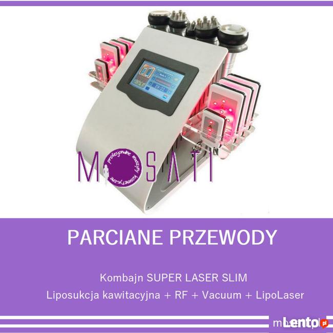 PARCIANE PRZEWODY Kombajn SUPER LASER SLIM Liposukcja kawita