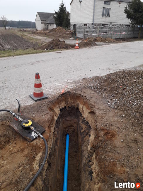 MINIKOPARKA PRZECISKI KRETEM przebicia pod drogami kostką